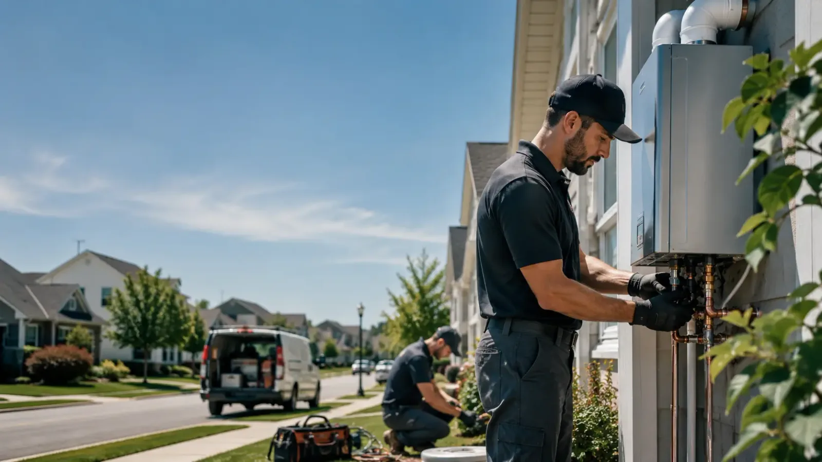 Tankless Water Heater Installation in Center, ND